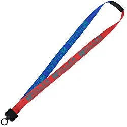 Two-Tone Poly Lanyard - 3/4" - 34" - Plastic O-Ring