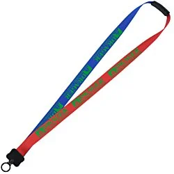 Two-Tone Poly Lanyard - 3/4" - 36" - Plastic O-Ring