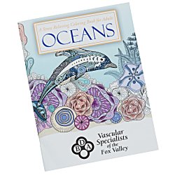 Stress Relieving Adult Coloring Book - Oceans