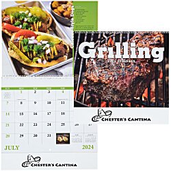 Grilling Wall Calendar - Spiral