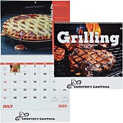 Grilling Wall Calendar - Spiral