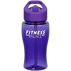 Poly-Pure Lite Bottle with Flip Straw Lid - 18 oz.