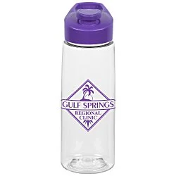 Clear Impact Flair Bottle with Flip Carry Lid - 26 oz.
