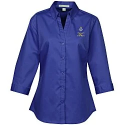 Performance Twill 3/4 Sleeve Shirt - Ladies'