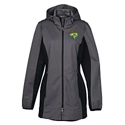 Lightweight Hooded Colorblock Soft Shell Jacket - Ladies'