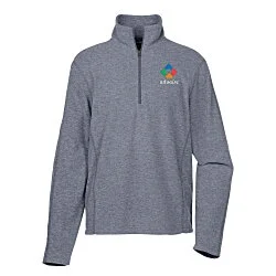 Heathered Microfleece 1/2-Zip Pullover - Men's