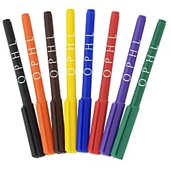 Fine Point Felt Tip Pen Marker - 8 Pack