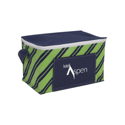 Poly Pro Printed 6-Pack Cooler - Stripes  Main Image