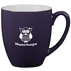 Duo-Tone Bistro Ceramic Mug - 16 oz.