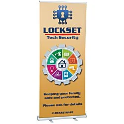 Value Polypropylene Retractable Banner Display - 33-1/2"