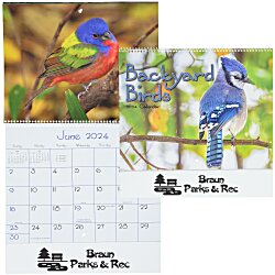 Backyard Birds Appointment Calendar - Spiral - 24 hr