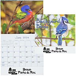 Backyard Birds Appointment Calendar - Stapled - 24 hr