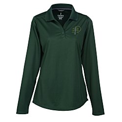 Dade Textured Performance LS Polo - Ladies'