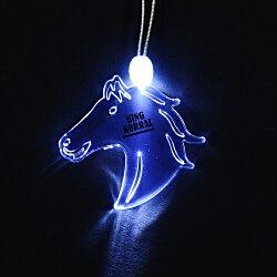 Light-Up Pendant Necklace - Horse