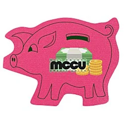 Cushioned Jar Opener - Piggy Bank - Full Color