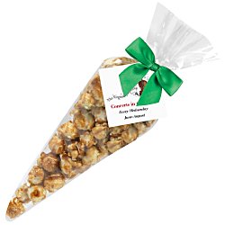 Caramel Popcorn Cone Bags - Small