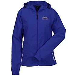 Colorblock Hooded Jacket - Ladies' - 24 hr