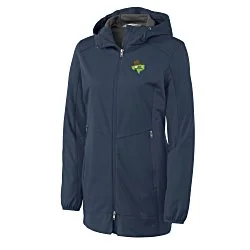 Lightweight Hooded Colorblock Soft Shell Jacket - Ladies' - 24 hr