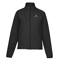 Quilted Hybrid Soft Shell Jacket - Men's - 24 hr