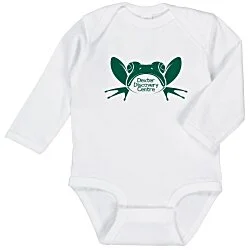 Rabbit Skins Infant Long Sleeve Onesie - White