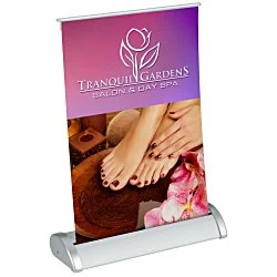 Breeze Tabletop Retractable Banner Display - 8"