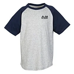 Colorblock Raglan Jersey Tee - Youth