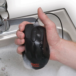 Black Antimicrobial Washable Mouse  Main Image