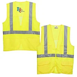 Mesh Back Reflective Safety Vest