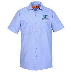 Red Kap Technician Short Sleeve Work Shirt