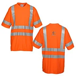 Snag-Resistant Reflective Short Sleeve T-Shirt