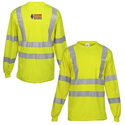 Snag-Resistant Reflective Long Sleeve T-Shirt