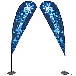 Indoor Value Sail Sign - 13' - Two Sided