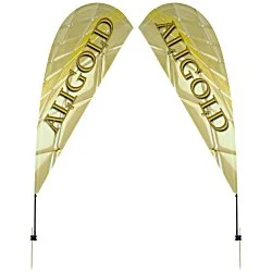 Outdoor Value Sail Sign - 9-1/2' - Two Sided