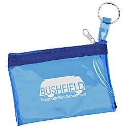 Key Ring Zippered Pouch - 24 hr