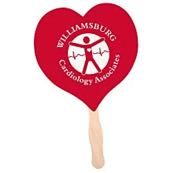 Hand Fan - Heart - 24 hr