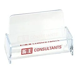 Desktop Business Card Holder - Clear - 24 hr