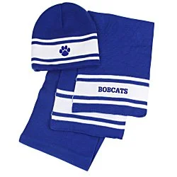 Varsity Beanie and Scarf Set