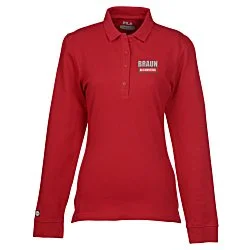 FILA Meridian Long Sleeve Polo - Ladies'