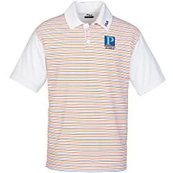 FILA Cannes Striped Polo - Men's