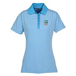 FILA Sussex Textured Striped Polo - Ladies'
