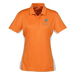 Side Swipe Colorblock Performance Polo - Ladies'
