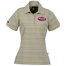 Esquire Striped Performance Polo - Ladies'