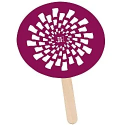 Mini Hand Fan - Round - 24 hr