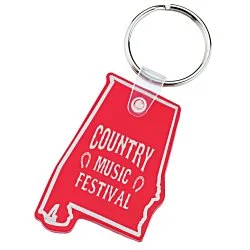 Alabama Soft Keychain - Translucent
