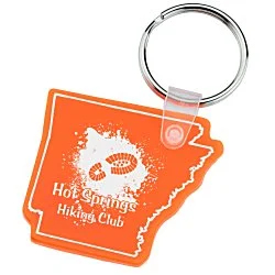 Arkansas Soft Keychain - Translucent