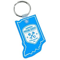 Indiana Soft Keychain - Translucent