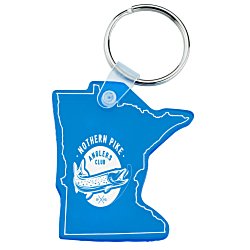 Minnesota Soft Keychain - Translucent