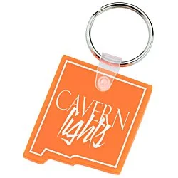 New Mexico Soft Keychain - Translucent