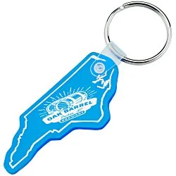 North Carolina Soft Keychain - Translucent