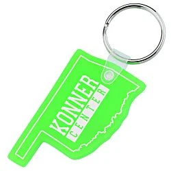 Oklahoma Soft Keychain - Translucent